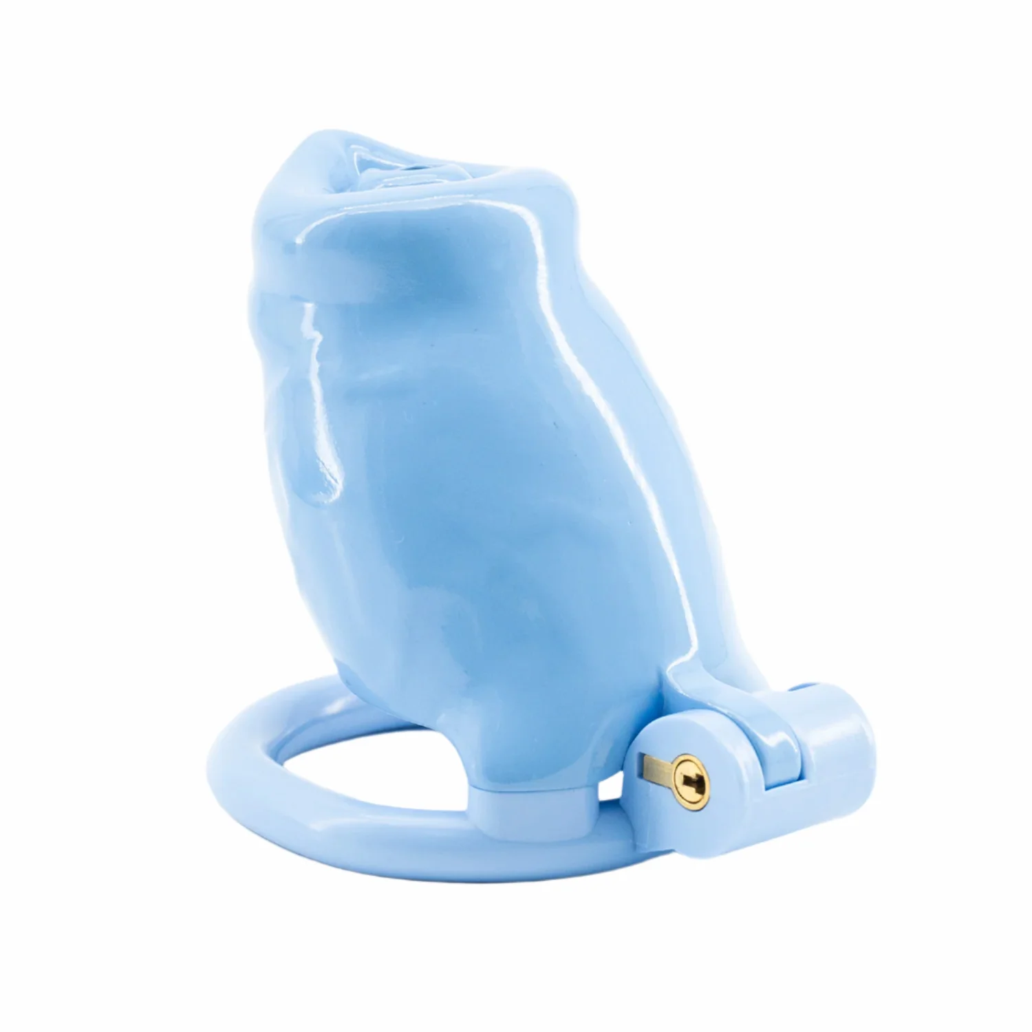 BAD PUP CHASTITY CAGE - Blue Resin - Image 20