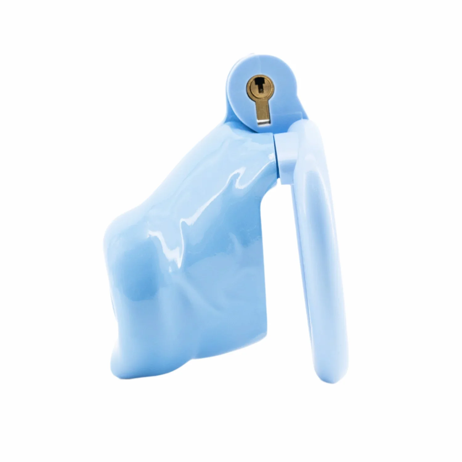 BAD PUP CHASTITY CAGE - Blue Resin - Image 8