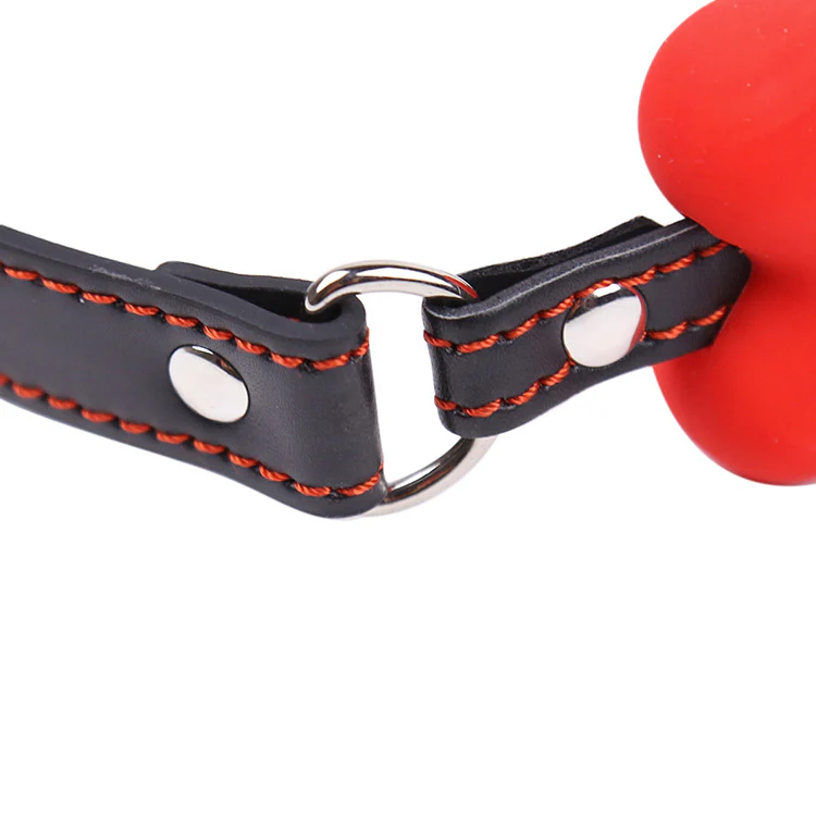 PUP TREAT BONE GAG - Red - Image 5